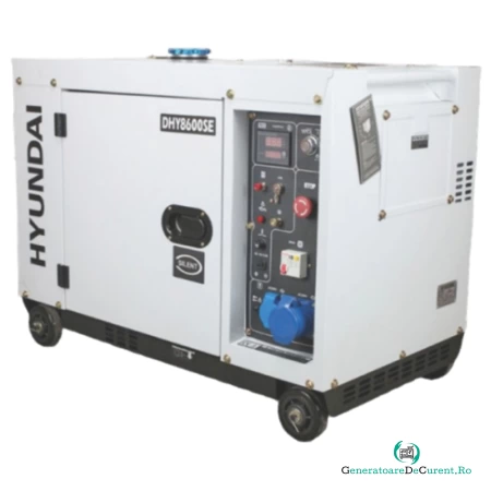 Generator de curent monofazat cu motor diesel HYUNDAI DHY8600SE